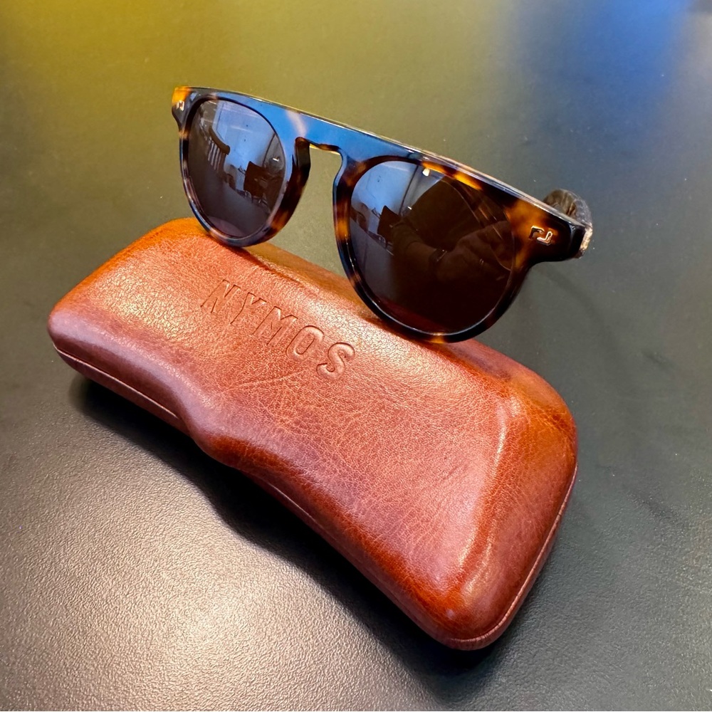 Studio Nymos Tortoise Shell Sunglasses - Picture 3 of 9